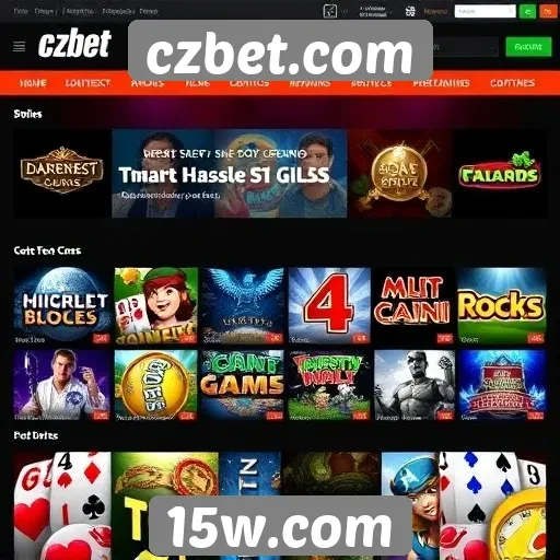 A variedade de jogos oferecidos no czbet.com